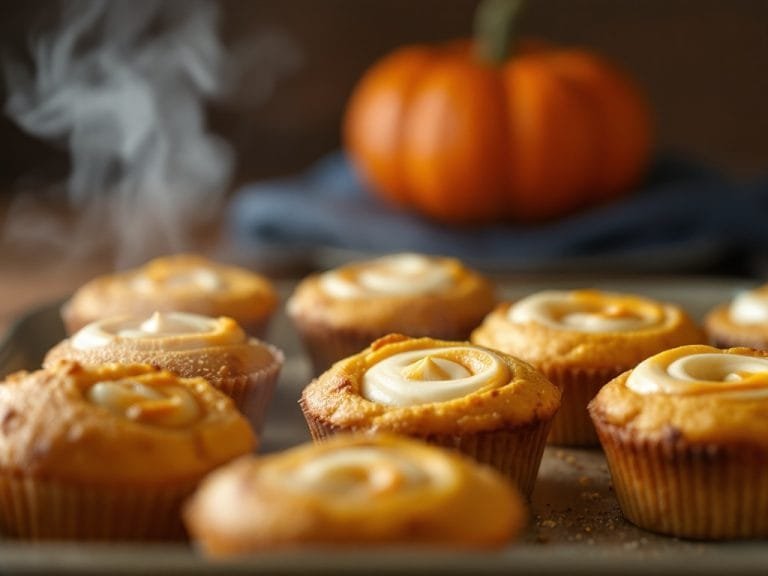 Pumpkin Cream Cheese Muffins