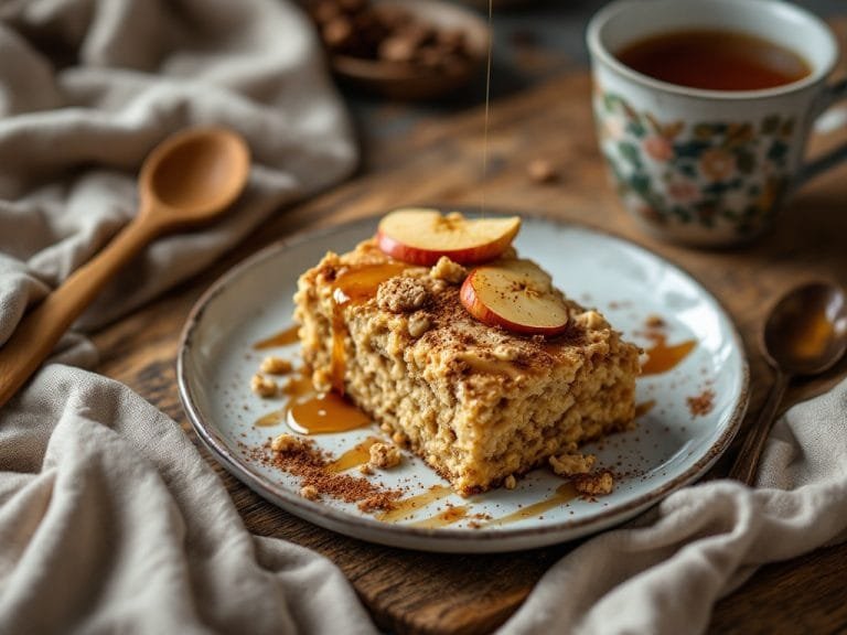 Cozy Cinnamon Apple Baked Oatmeal Recipe