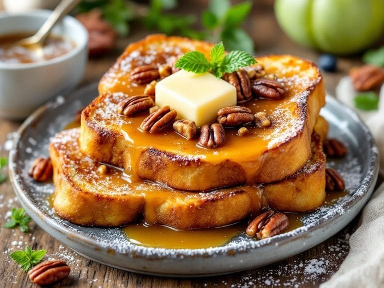 Decadent Pecan Pie French Toast Perfect for Brunch