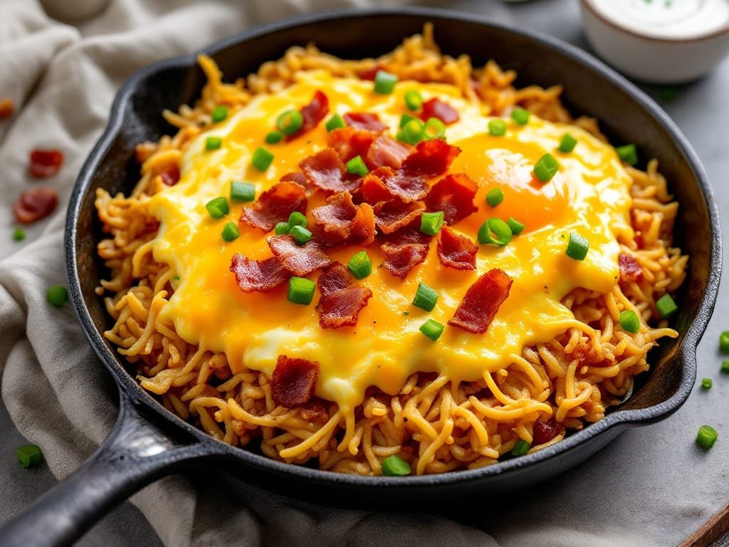 Easy Hash Brown Breakfast Skillet You Need to Try - The Kitchens Aid - The Kitchens Aid