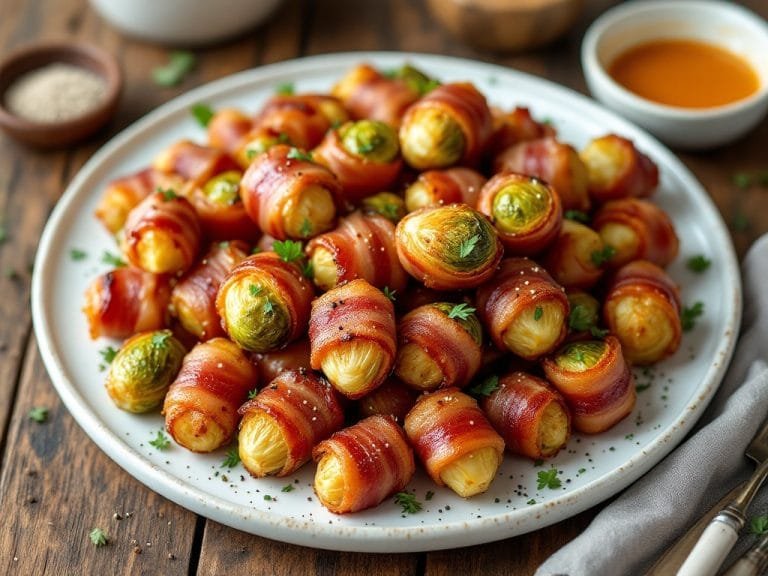 Bacon Wrapped Brussels Sprouts Perfect Party Appetizer