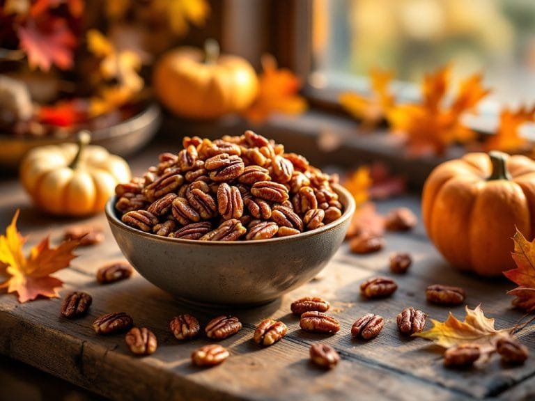 Maple Roasted Pecans – Perfect Fall Snack