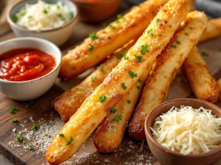 Parmesan Herb Breadsticks Made Easy