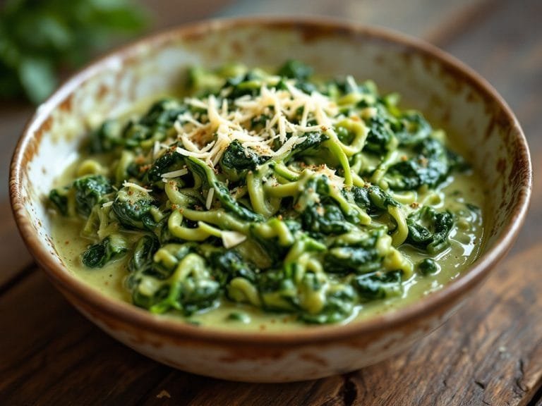 Creamed Spinach with Parmesan
