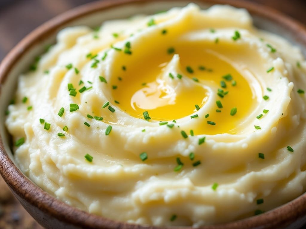 Creamy Dreamy Roasted Garlic Mashed Potatoes - The Kitchens Aid - The Kitchens Aid