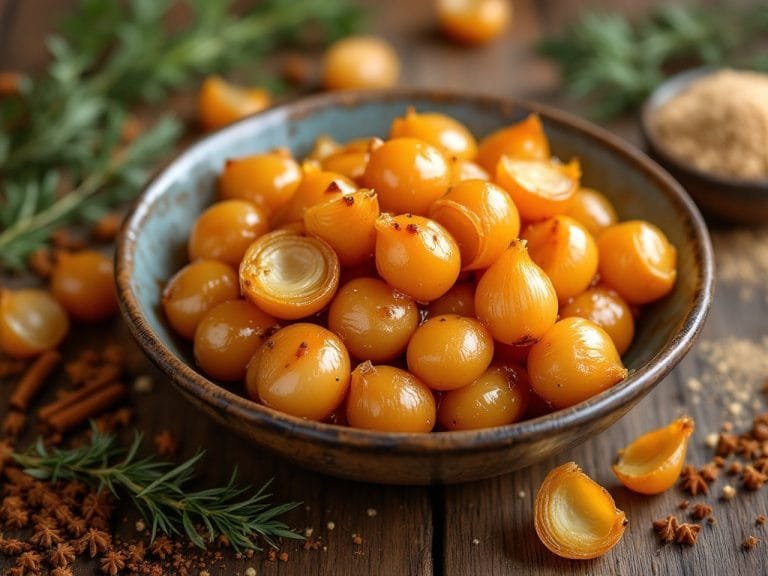 Sweet and Savory Glazed Pearl Onions Recipe