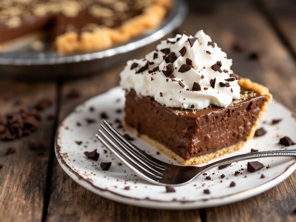 Homemade Chocolate Cream Pie Recipe - The Kitchens Aid - The Kitchens Aid
