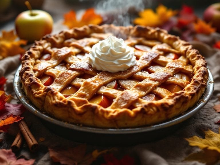Salted Caramel Apple Pie Perfect for Fall