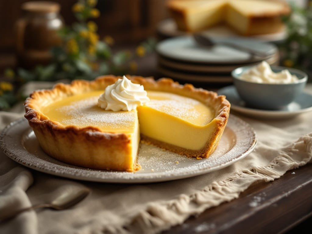 Creamy Old Fashioned Buttermilk Pie Recipe - The Kitchens Aid - The Kitchens Aid