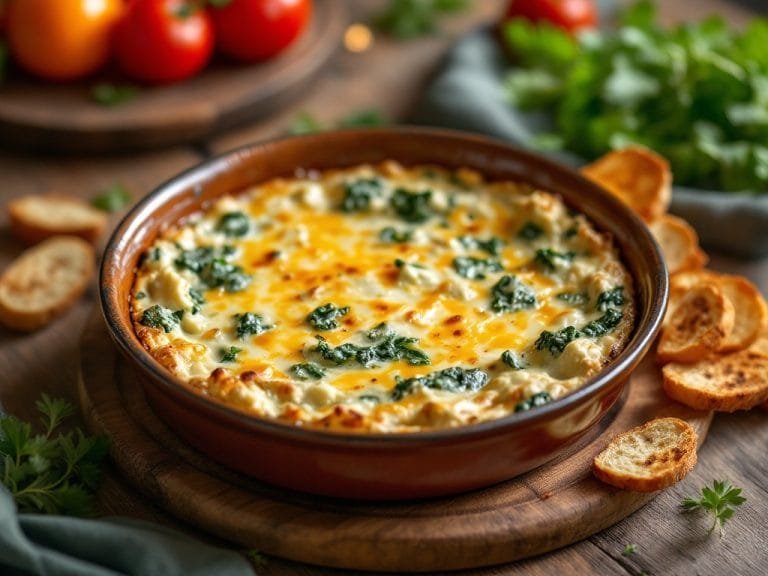 Creamy Spinach and Artichoke Dip Recipe