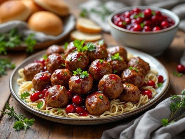 Savory Cranberry Meatball Recipe