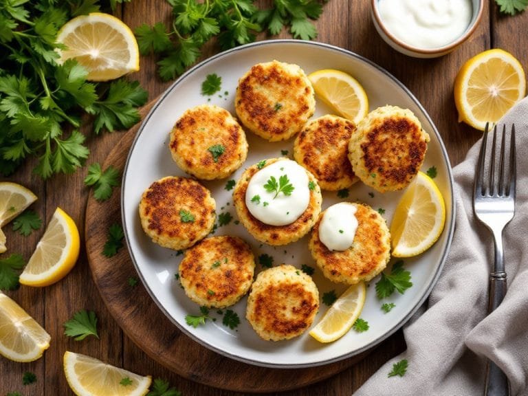 Mini Crab Cakes with Lemon Aioli Recipe