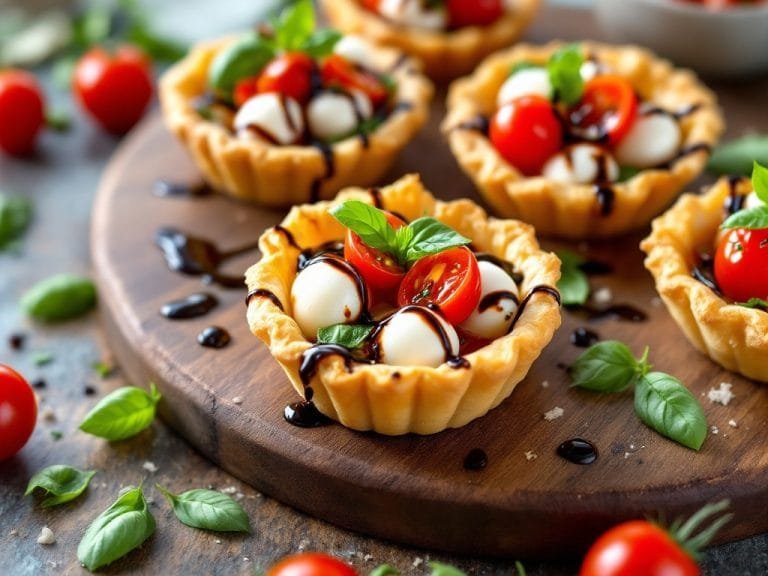 Mini Caprese Tarts Perfect for Any Occasion