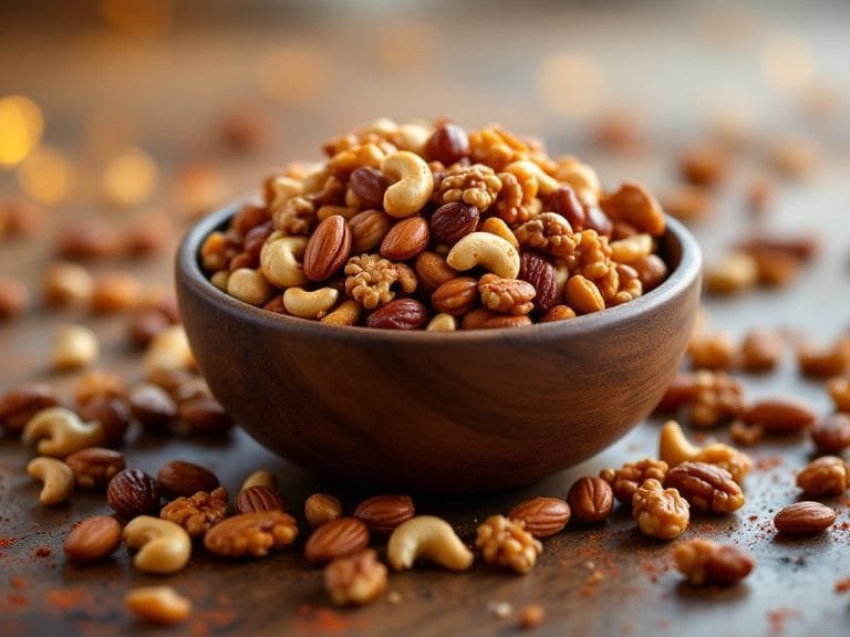 Sweet and Spicy Nut Mix for Snacking