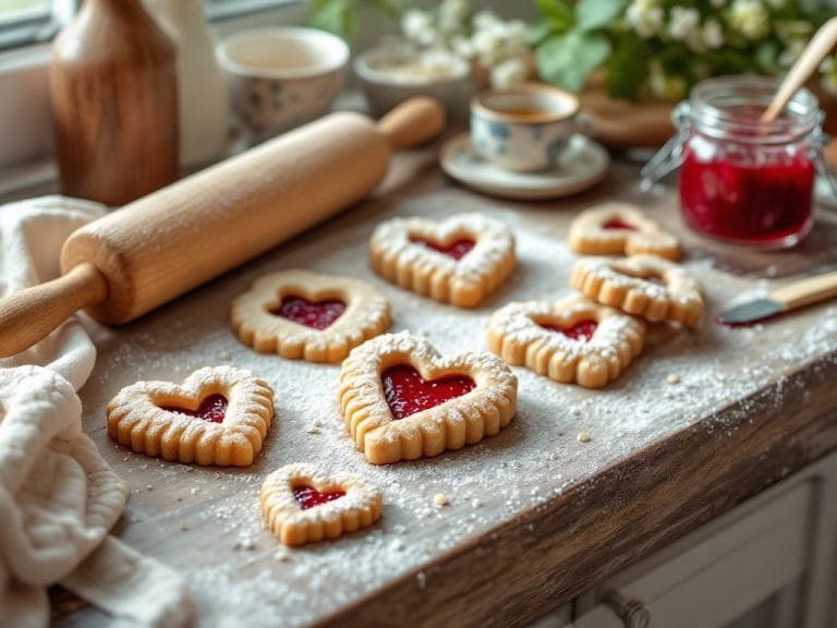Linzer Cookies with Raspberry Jam Made Simple