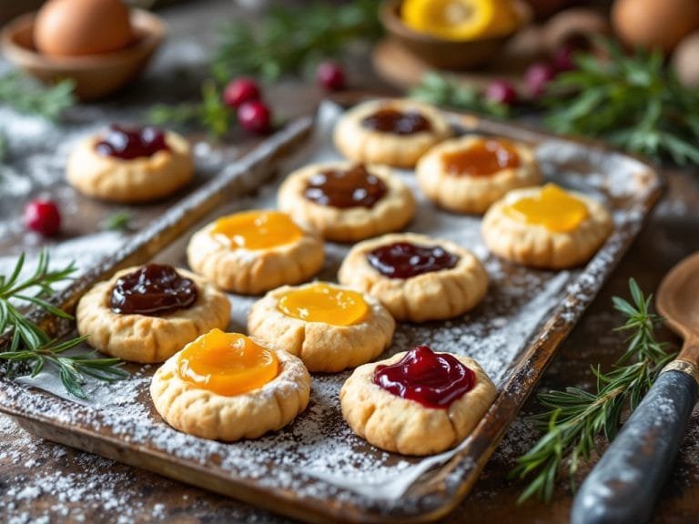 Delightful Thumbprint Cookies with Unique Fillings