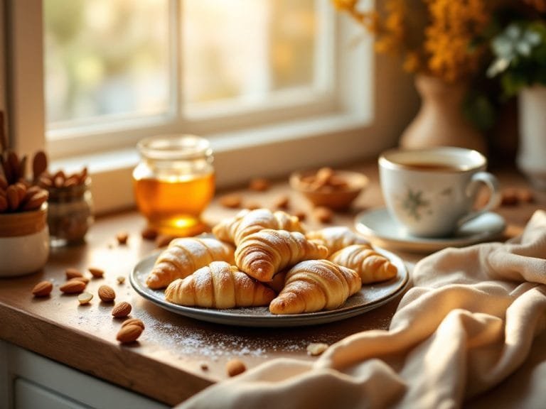Perfectly Sweet Almond Crescent Cookies