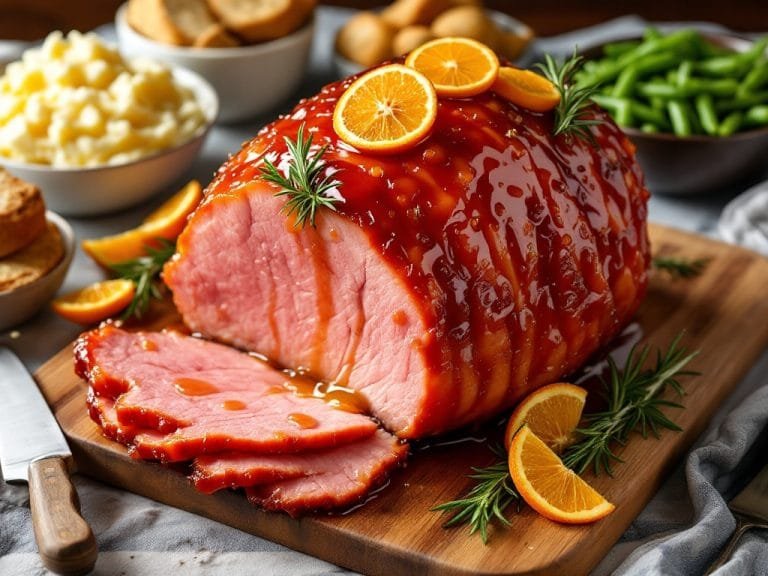 Sweet Honey Glazed Ham Recipe