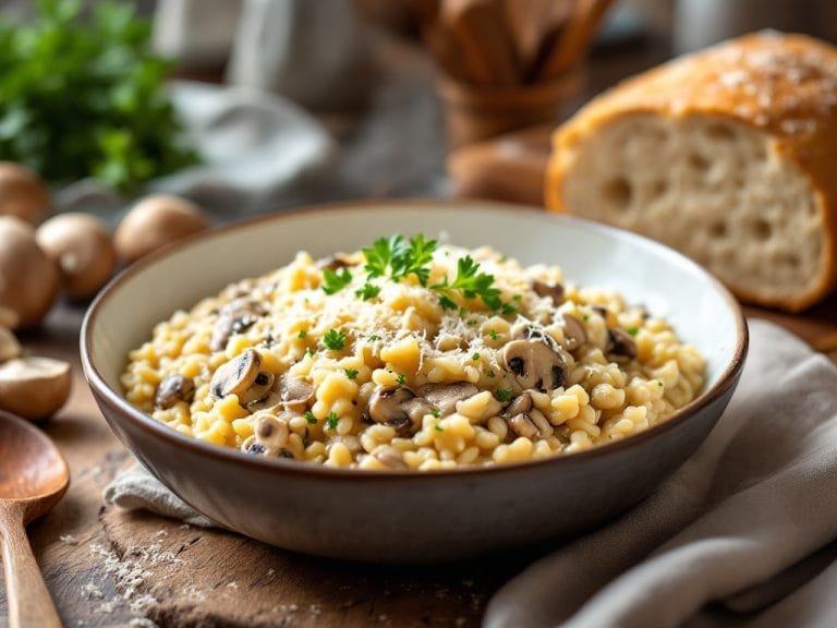 Creamy Porcini Mushroom Risotto Recipe