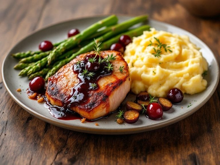 Duck Breast with Cherry Port Sauce Recipe