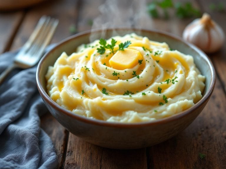Best Ever Creamy Garlic Mashed Potatoes