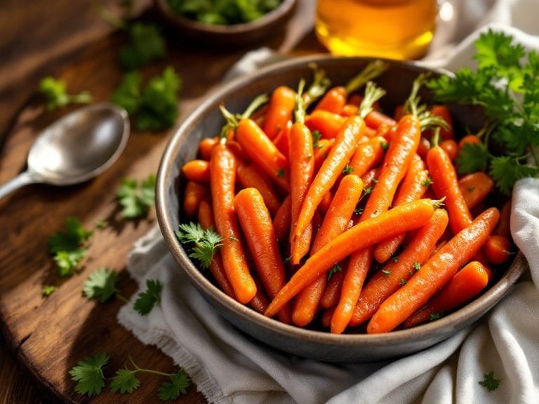 Sweet Glazed Honey Carrots