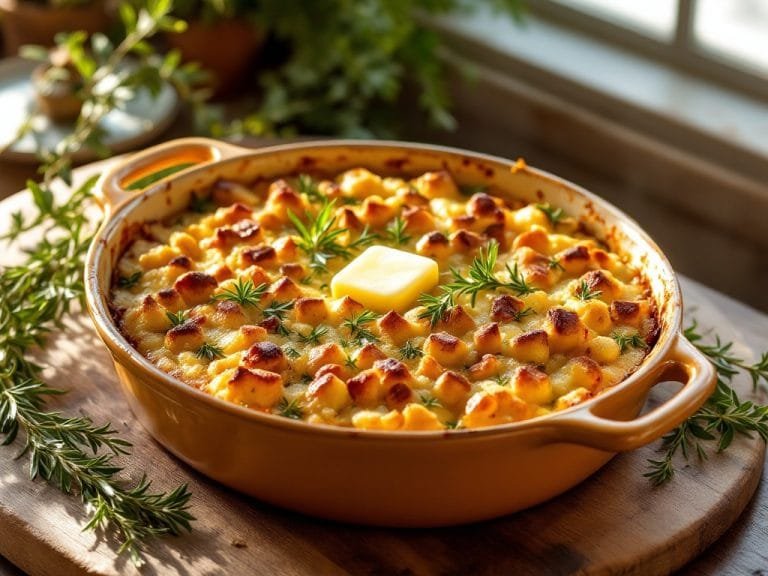 Perfect Holiday Buttery Herb Stuffing