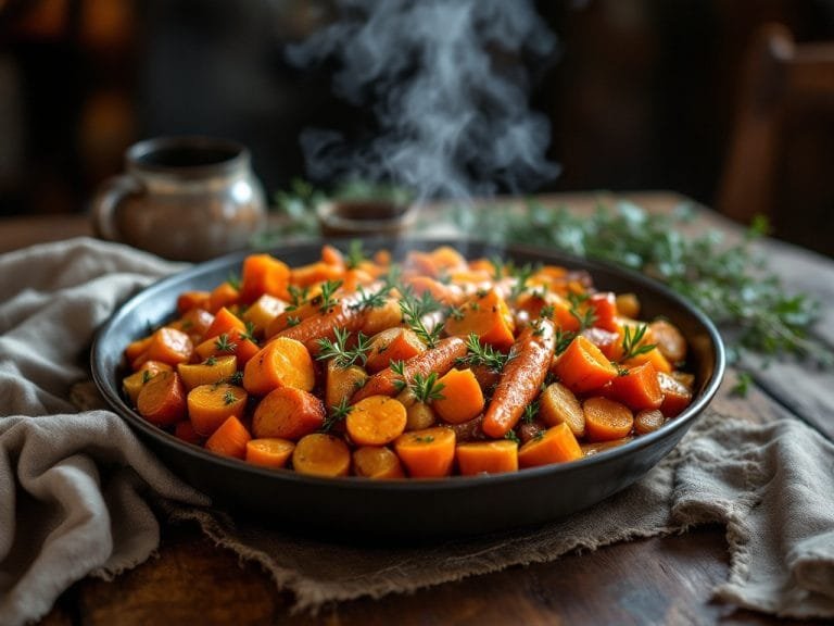 Cozy Roasted Root Vegetables with Fresh Thyme