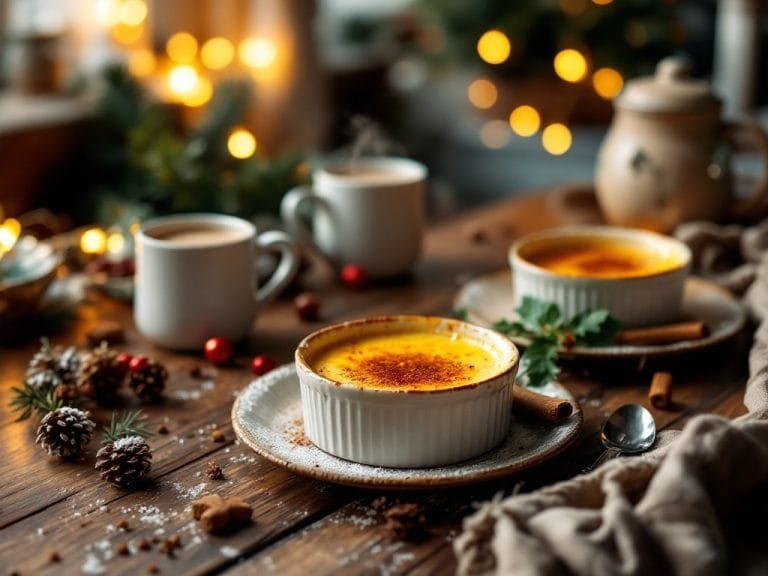 Holiday Inspired Eggnog Creme Brulee Recipe