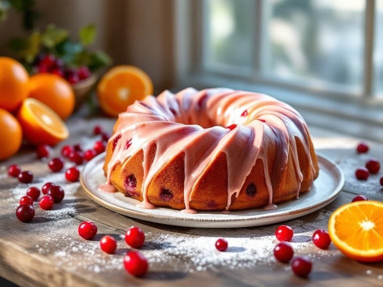 Cranberry Orange Bundt Cake Recipe