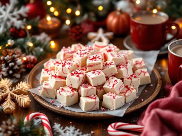 Candy Cane Fudge Holiday Treat Recipe