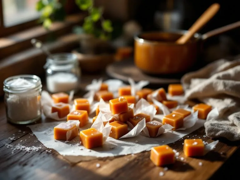 Homemade Salted Caramel Chews Recipe