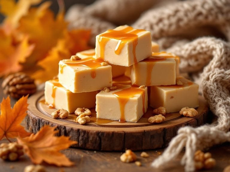 Maple Walnut Fudge Perfect for Fall Treats