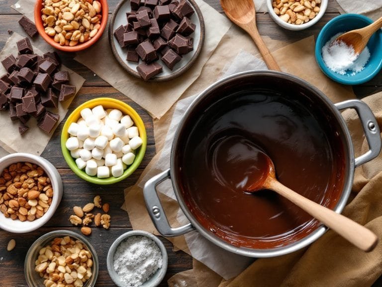 How to Make Homemade Rocky Road Candy