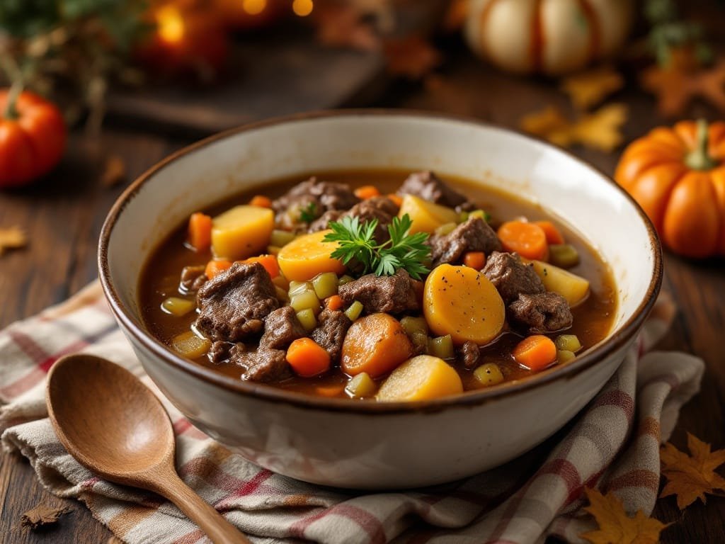 Cozy Crockpot Beef Stew Recipe - The Kitchens Aid - The Kitchens Aid