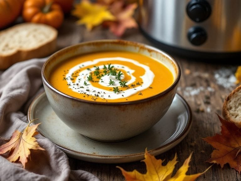 Crockpot Butternut Squash Soup