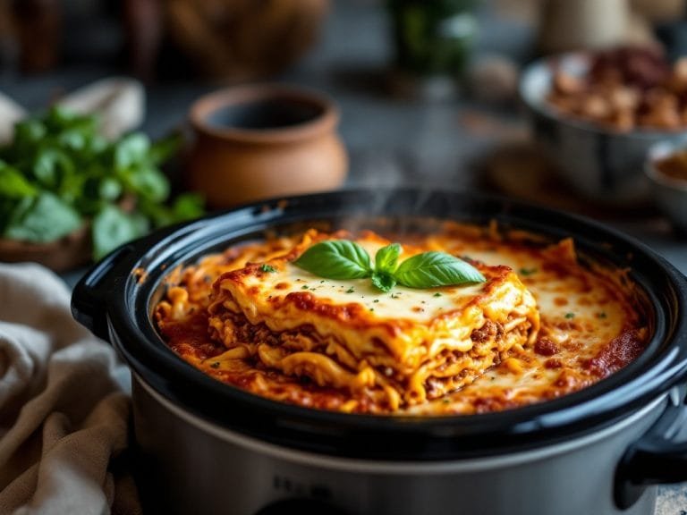 Deliciously Easy Crockpot Lasagna Recipe