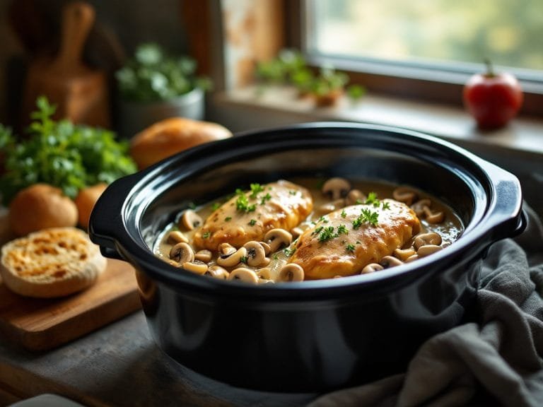 Slow Cooker Chicken Marsala Made Simple