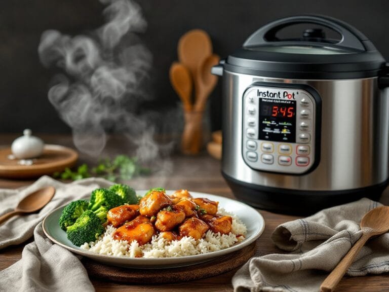 Easy Instant Pot Honey Garlic Chicken Dinner