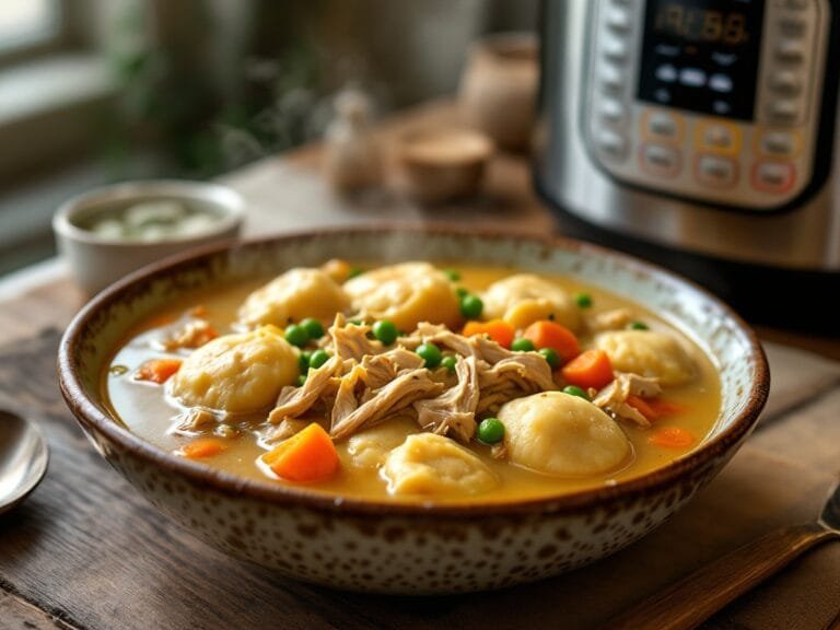 Cozy Instant Pot Chicken and Dumplings Recipe
