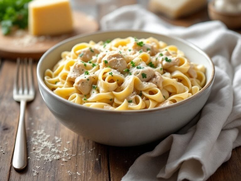 Creamy Instant Pot Chicken Alfredo Pasta