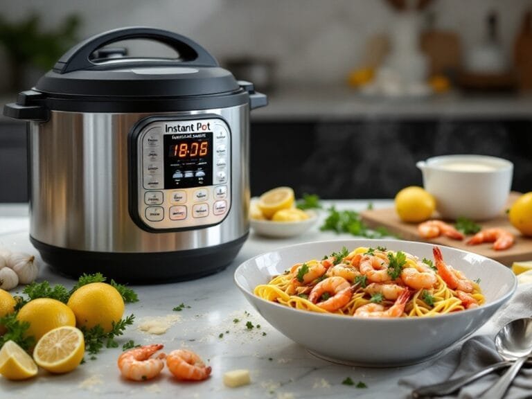 Quick and Easy Instant Pot Shrimp Scampi Recipe