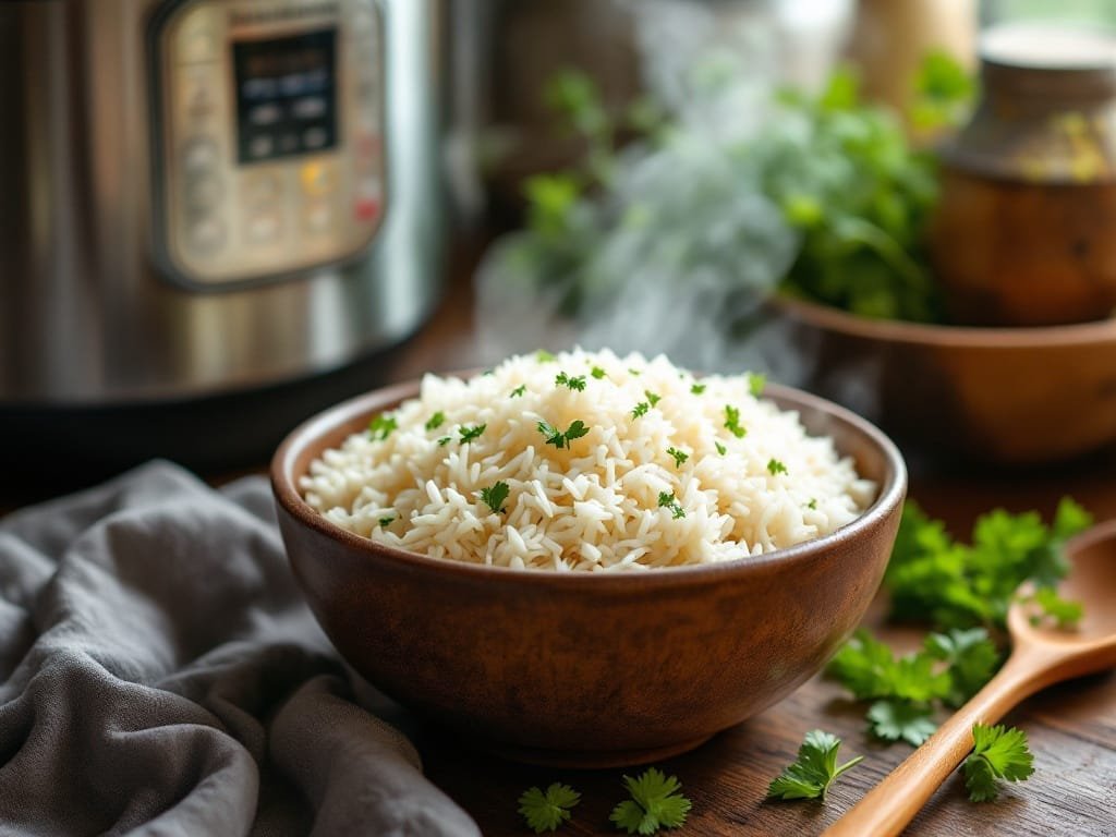 Fluffy Instant Pot Basmati Rice Made Easy - The Kitchens Aid - The Kitchens Aid