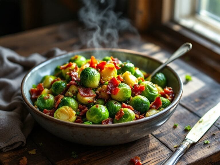 Instant Pot Brussel Sprouts with Bacon Magic