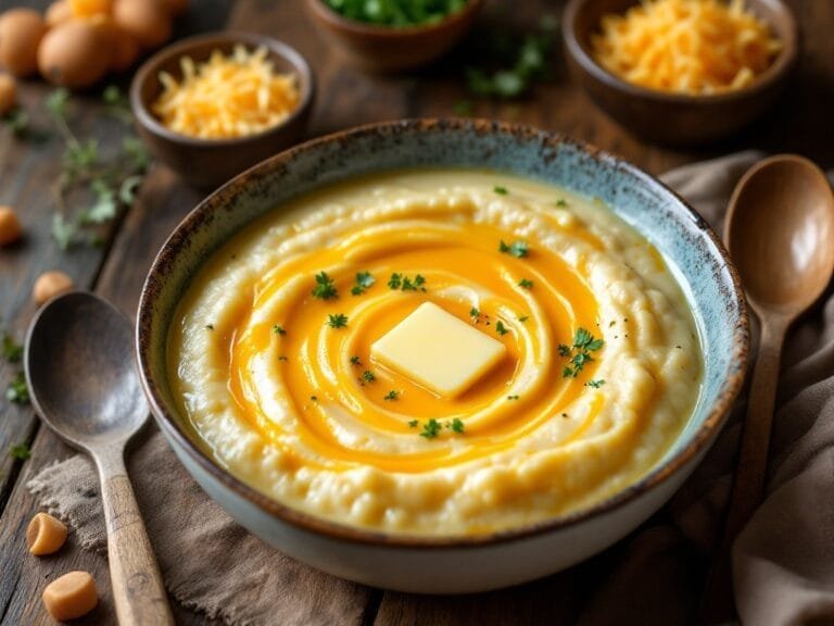 Creamy Instant Pot Cheesy Grits Recipe