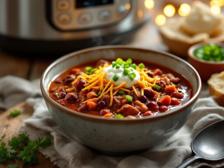 Instant Pot Beef Chili Recipe for Cozy Nights