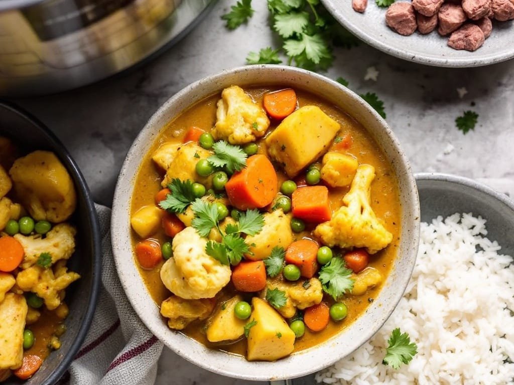 Easy Instant Pot Vegetable Curry Recipe - The Kitchens Aid - The Kitchens Aid