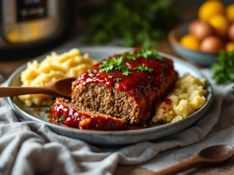 Instant Pot Meatloaf and Mashed Potatoes Made Easy