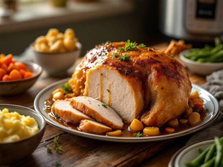 Instant Pot Turkey Breast with Savory Gravy