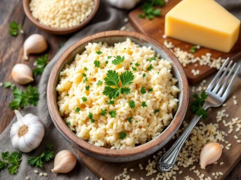 Quick and Creamy Instant Pot Garlic Parmesan Rice